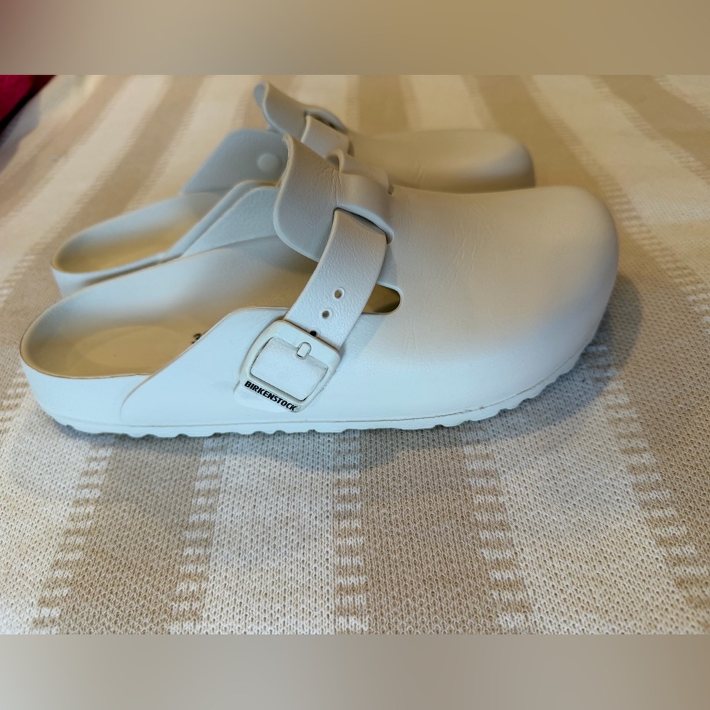 Birkenstock Classic White Slip-Ons